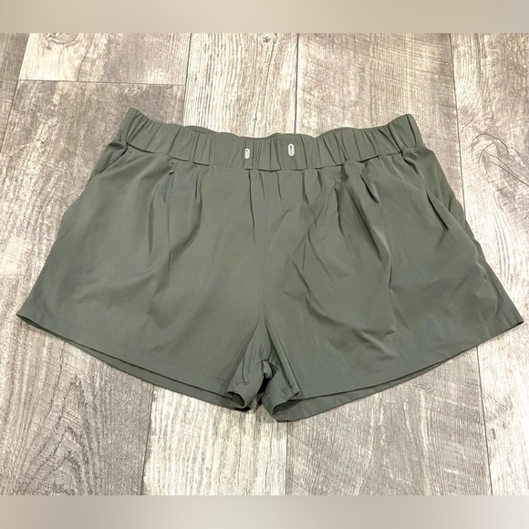 Lululemon Athletica Olive Athletic Shorts - Picture 3 of 7